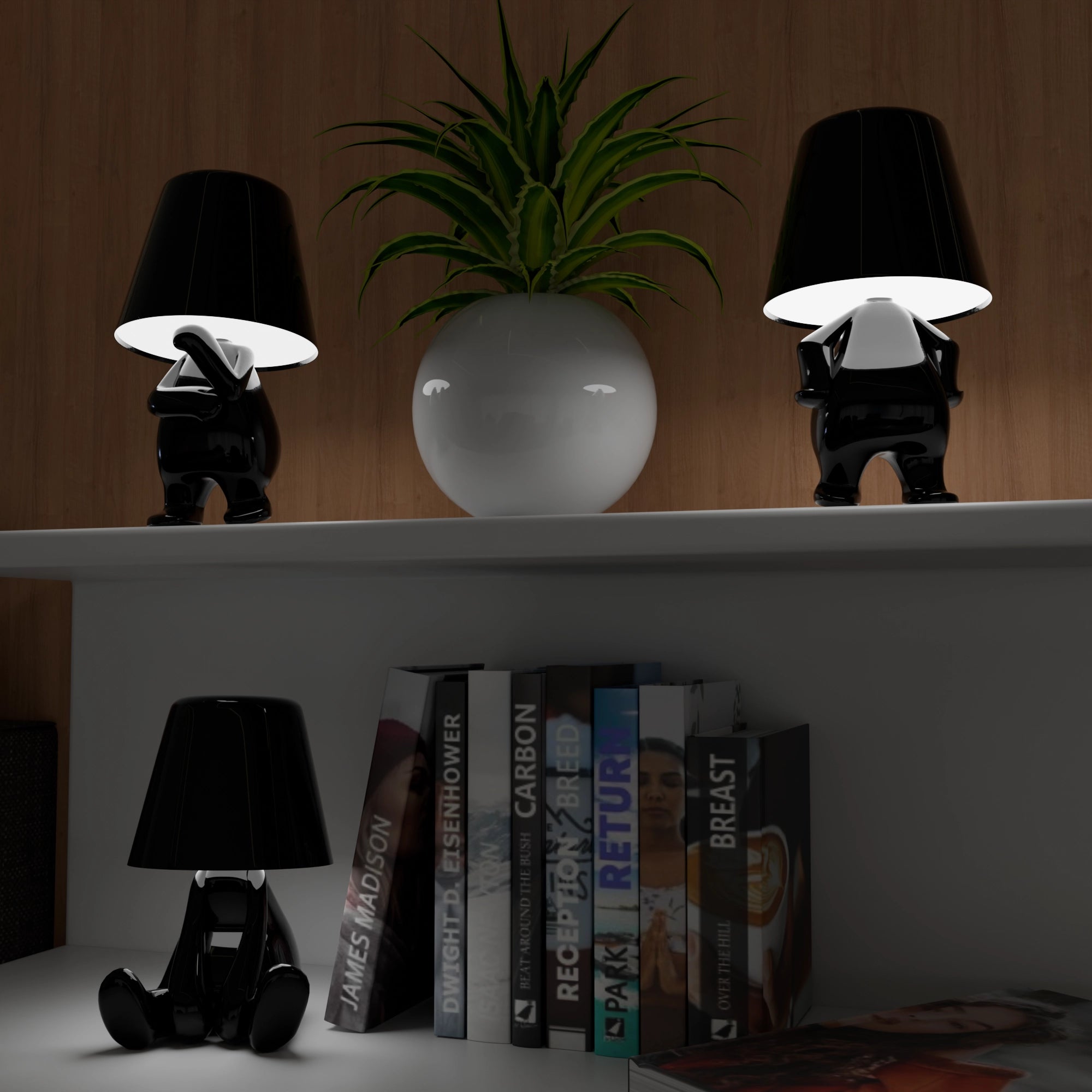 Black Thinkers - Lamp Collection