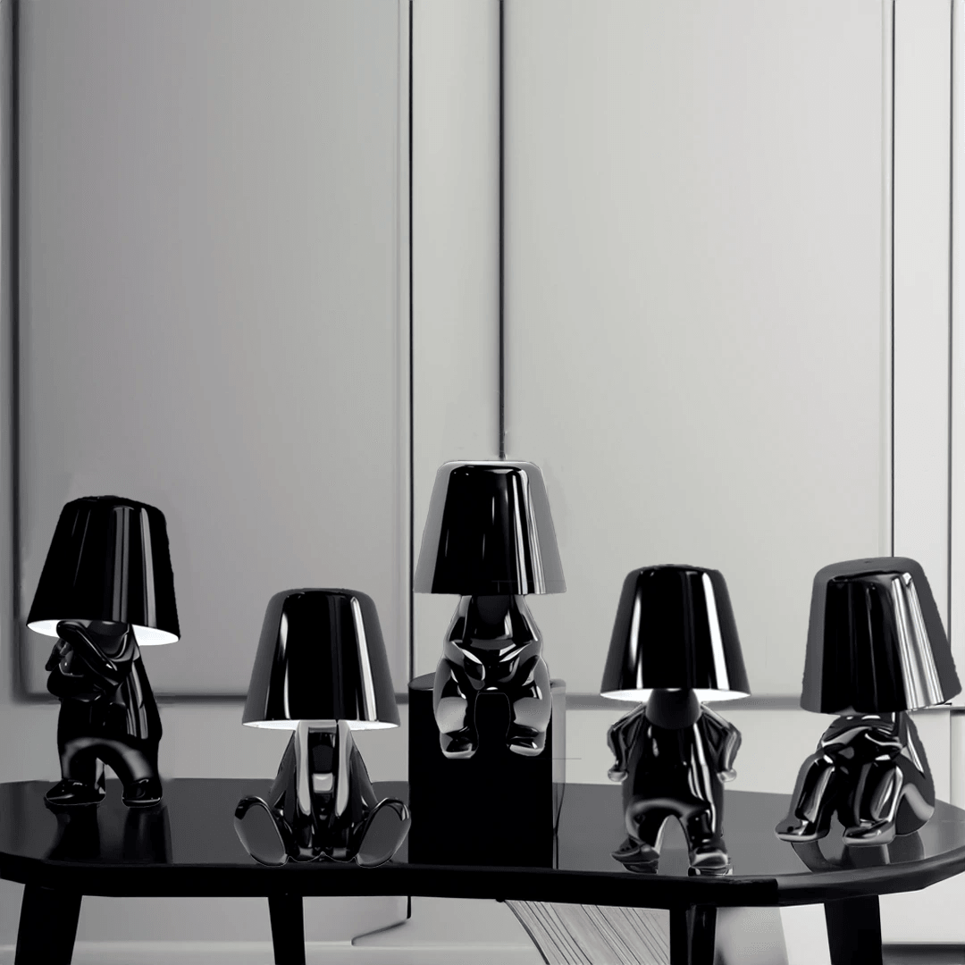 Black Thinkers - Lamp Collection - Casa Di Lumo