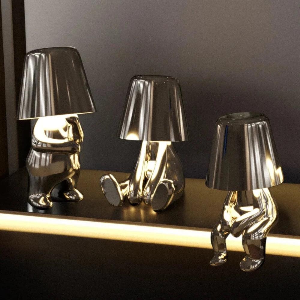 Silver Thinkers - Lamp Collection - Casa Di Lumo