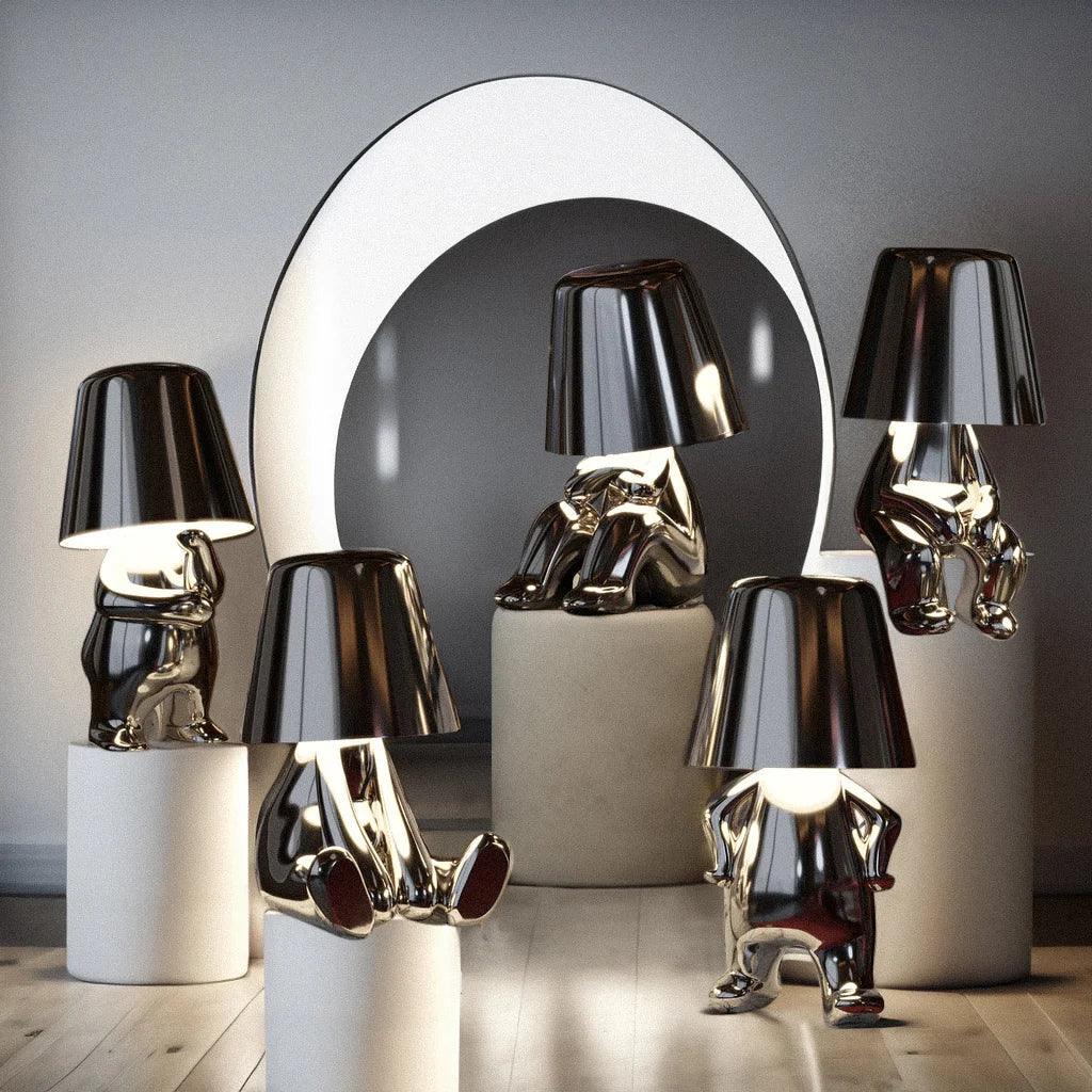 Silver Thinkers - Lamp Collection - Casa Di Lumo