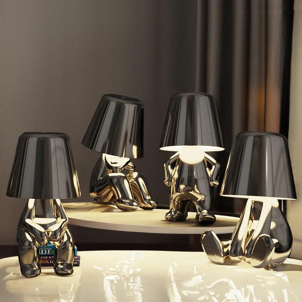 Silver Thinkers - Lamp Collection - Casa Di Lumo