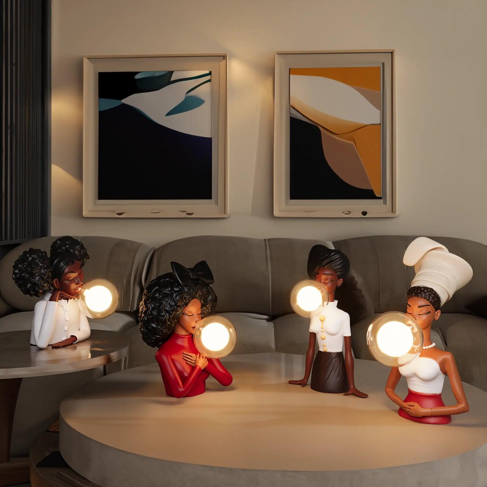 Soulful Bubble Girls - Lamp Collection - Casa Di Lumo