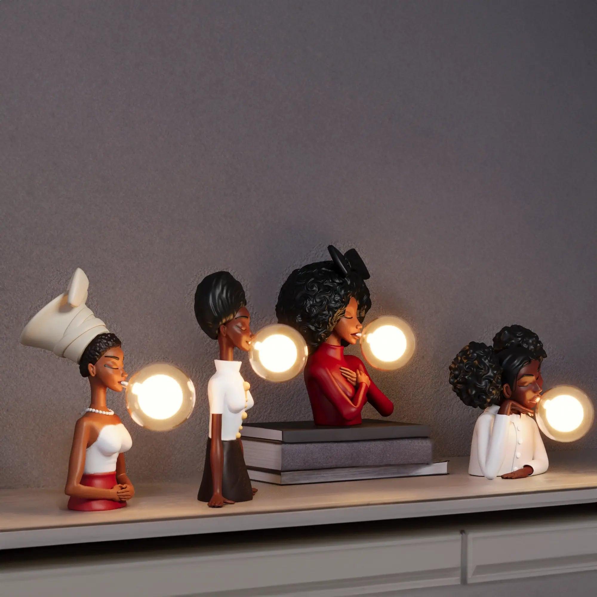 Soulful Bubble Girls - Lamp Collection - Casa Di Lumo