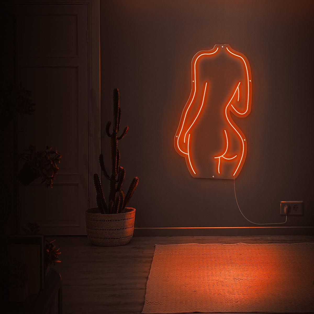 'Female Silhouette' LED Neon Sign - Casa Di Lumo