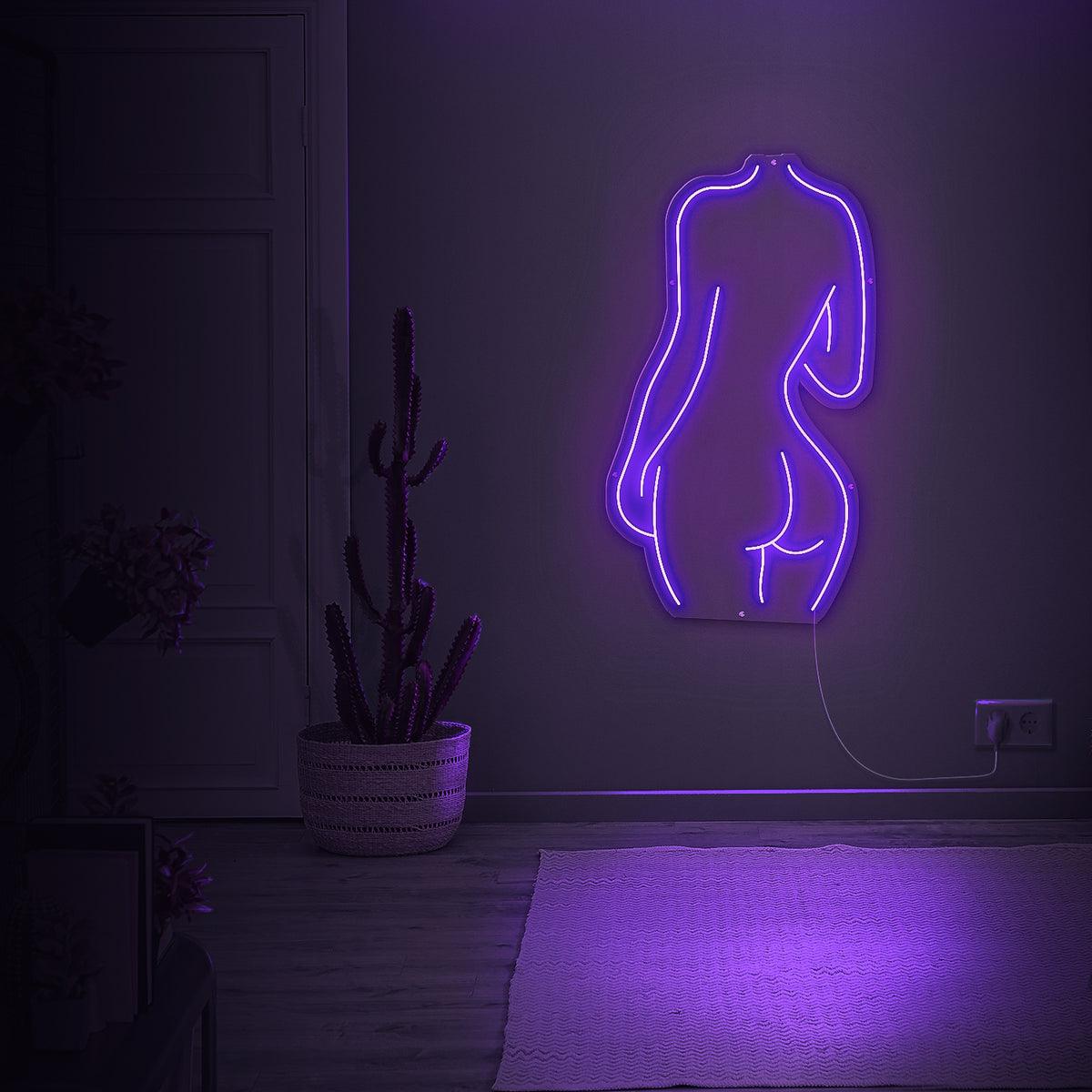 'Female Silhouette' LED Neon Sign - Casa Di Lumo