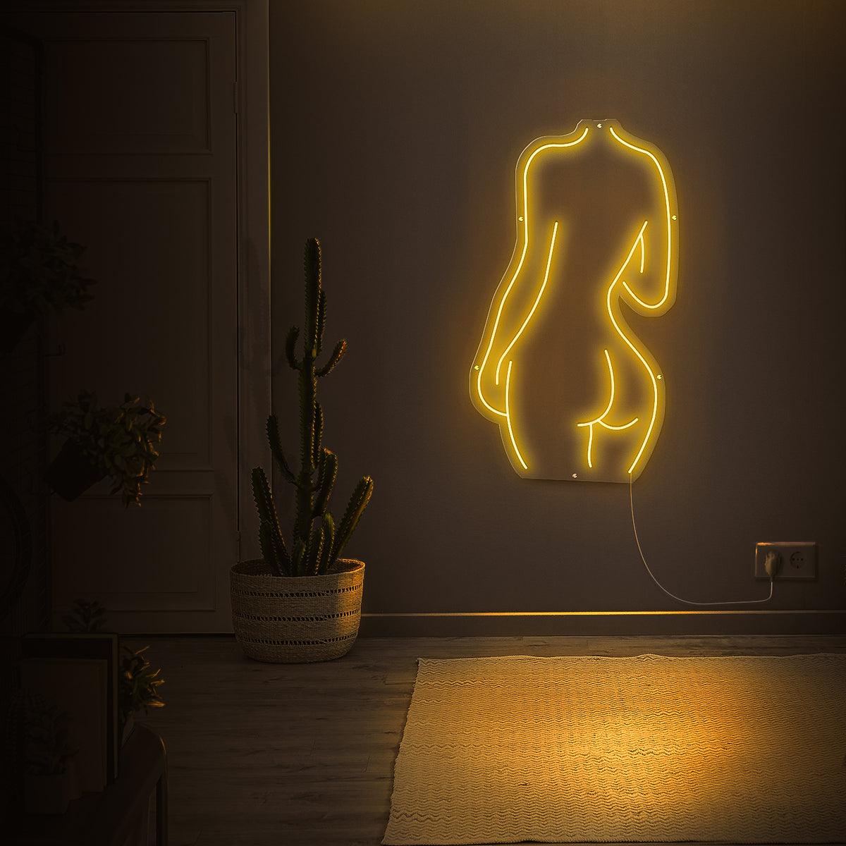 'Female Silhouette' LED Neon Sign - Casa Di Lumo