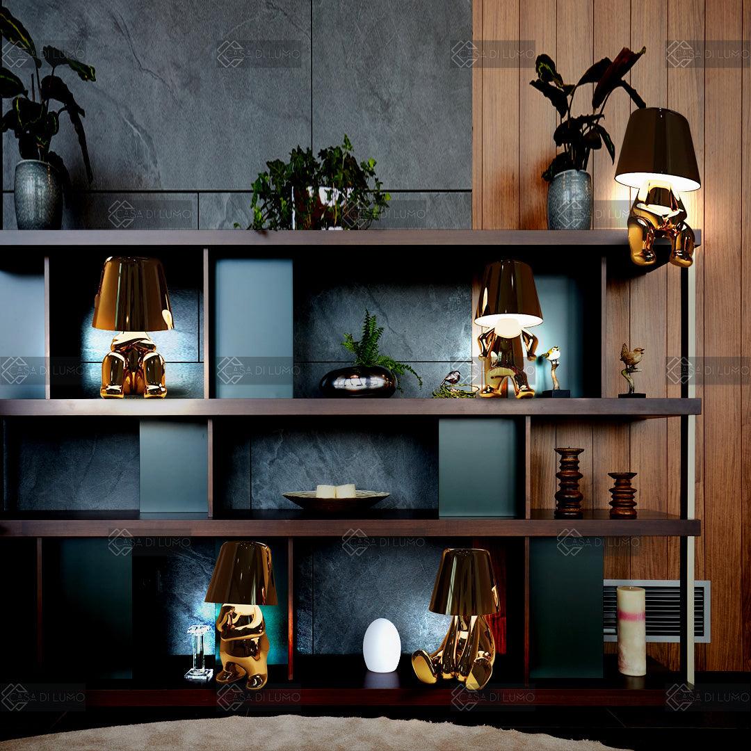 Golden Thinkers - Lamp Collection - Casa Di Lumo