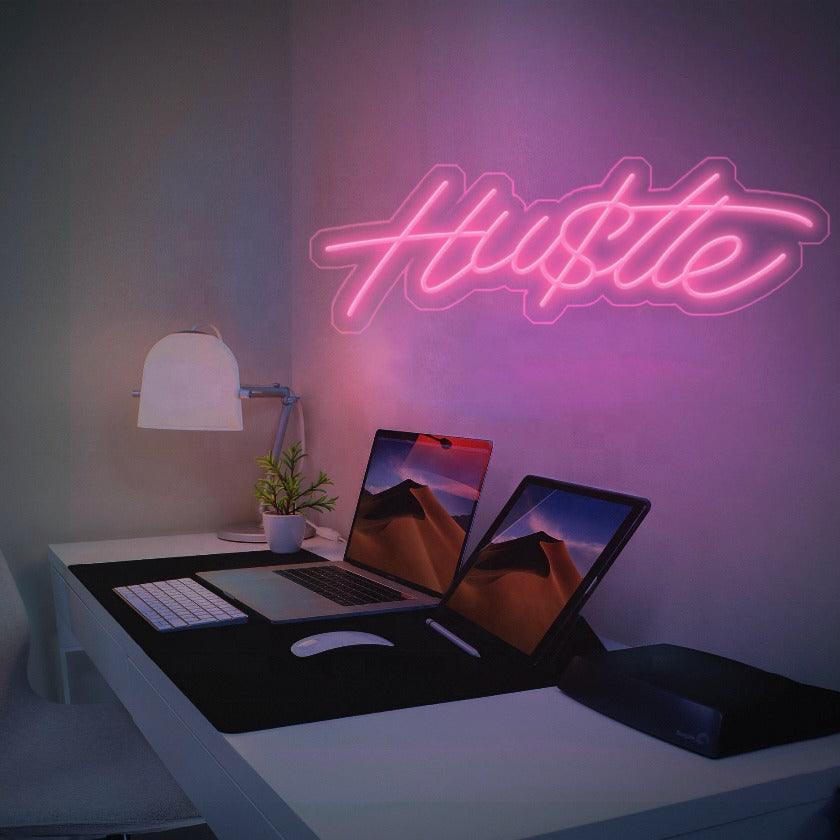 'Hu$tle' LED Neon Sign - Casa Di Lumo