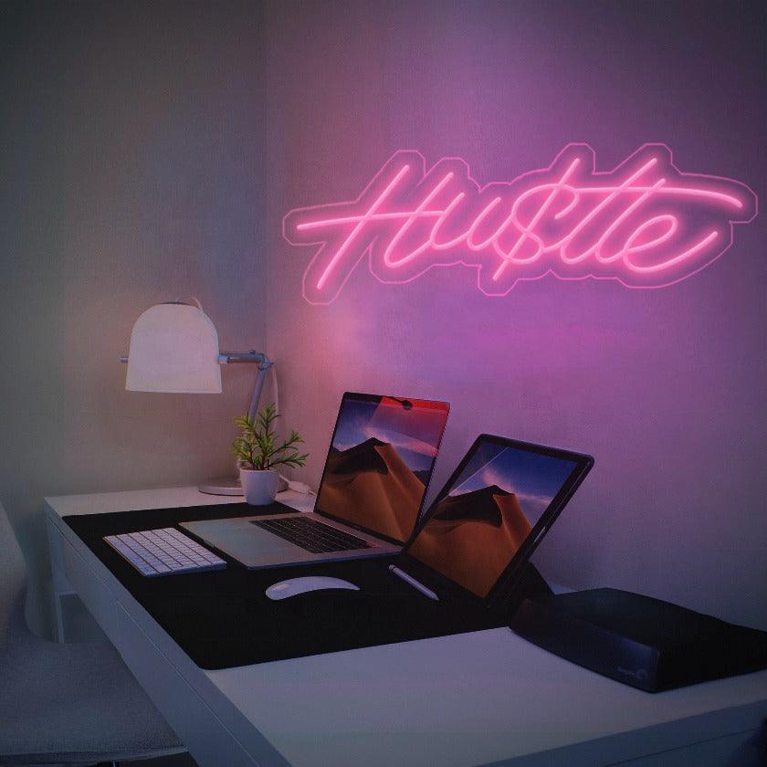 'Hu$tle' LED Neon Sign - Casa Di Lumo