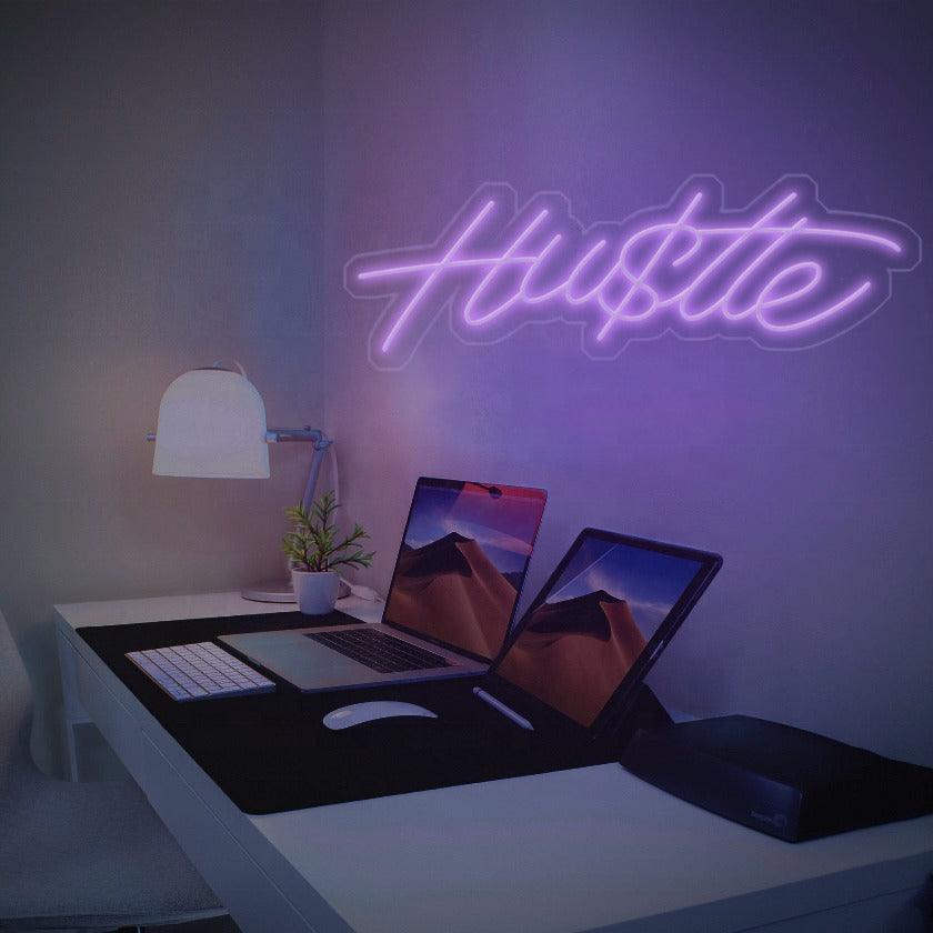 'Hu$tle' LED Neon Sign - Casa Di Lumo