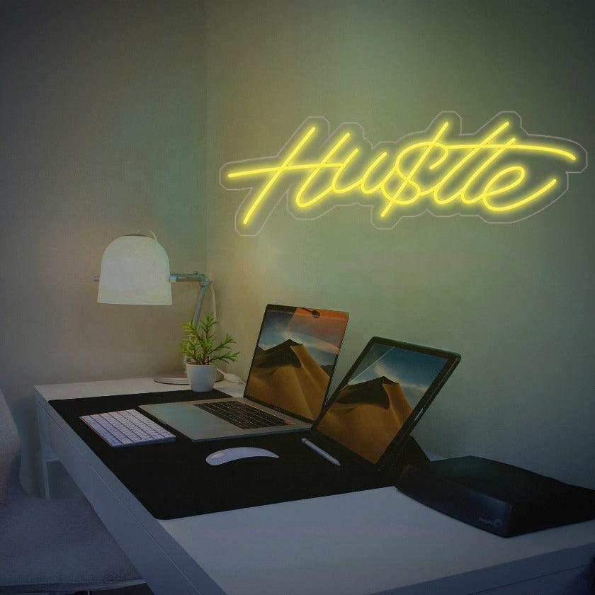 'Hu$tle' LED Neon Sign - Casa Di Lumo