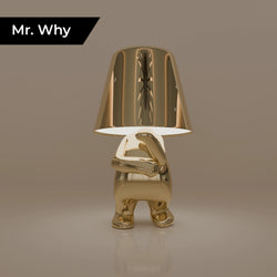 Golden Thinkers - Lamp Collection - Mr. Why