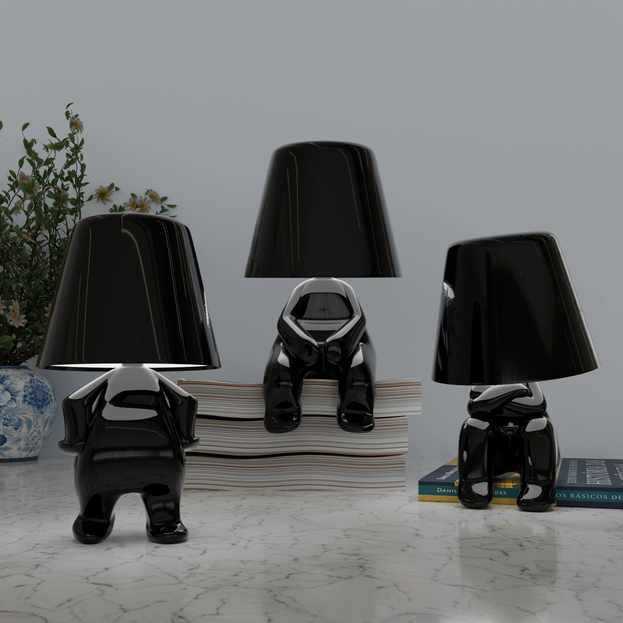 Black Thinkers - Lamp Collection