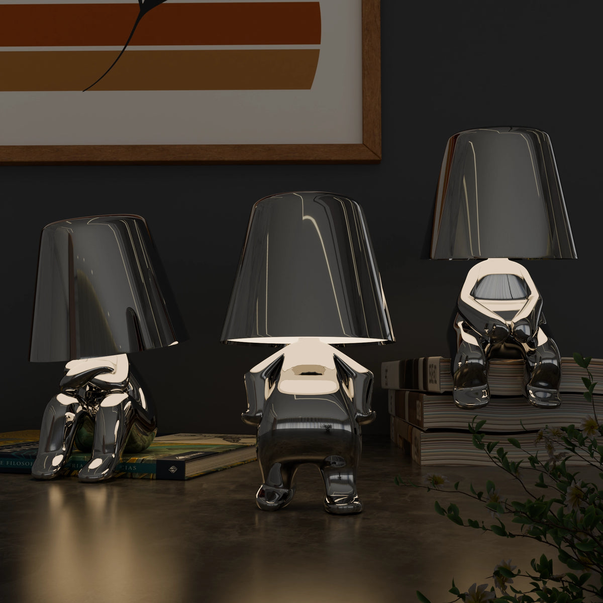 Silver Thinkers - Lamp Collection