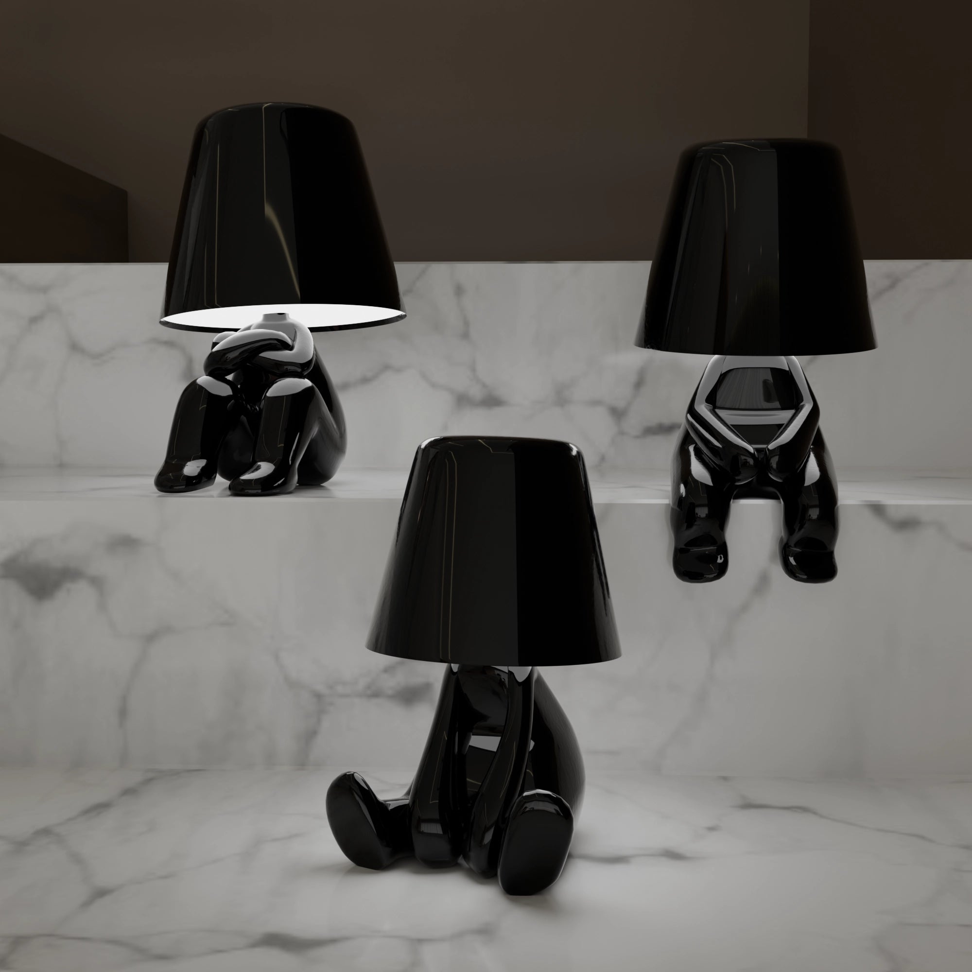 Black Thinkers - Lamp Collection