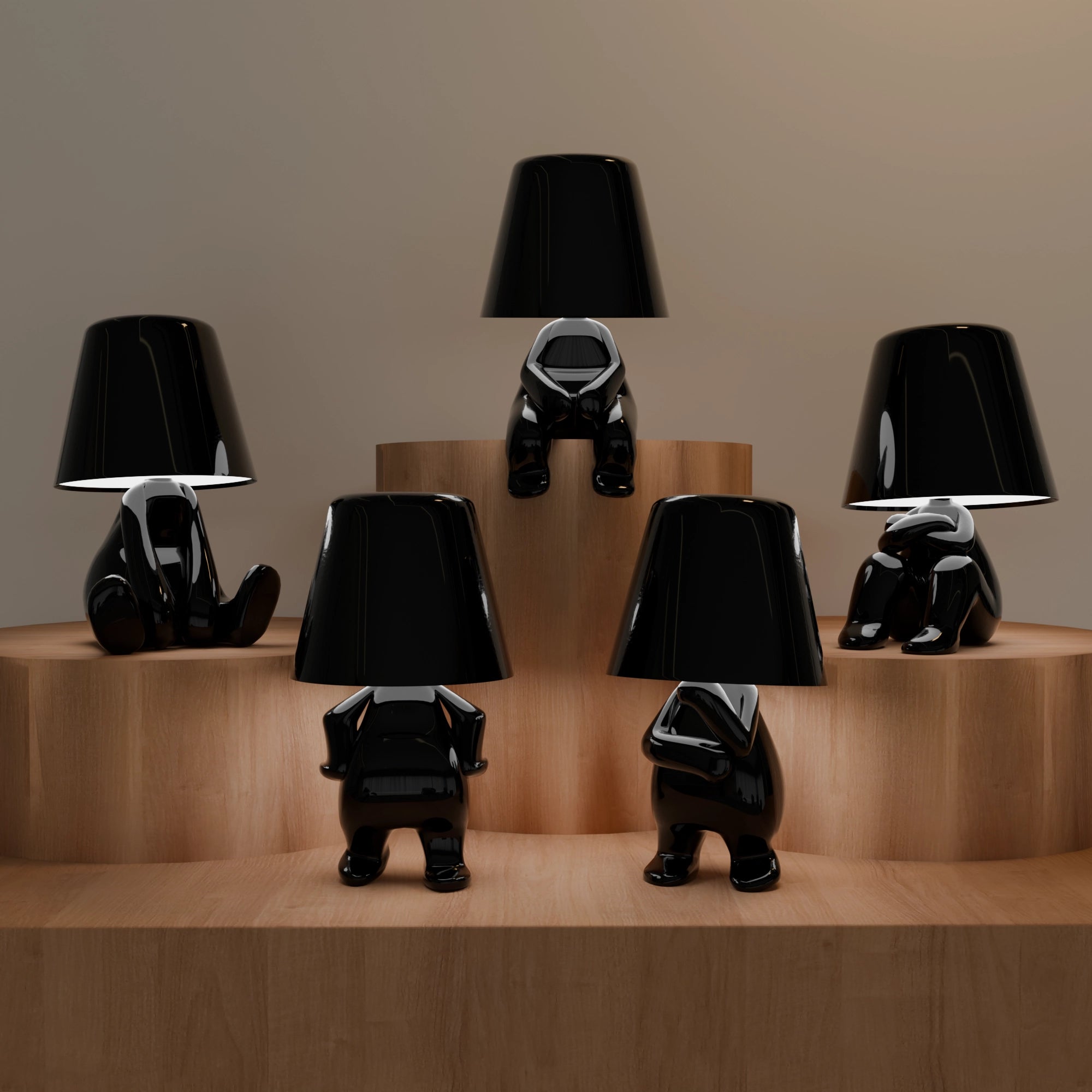 Black Thinkers - Lamp Collection