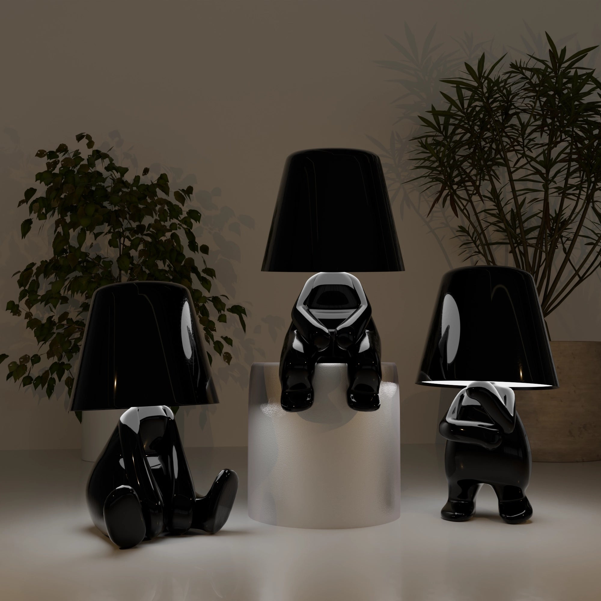 Black Thinkers - Lamp Collection