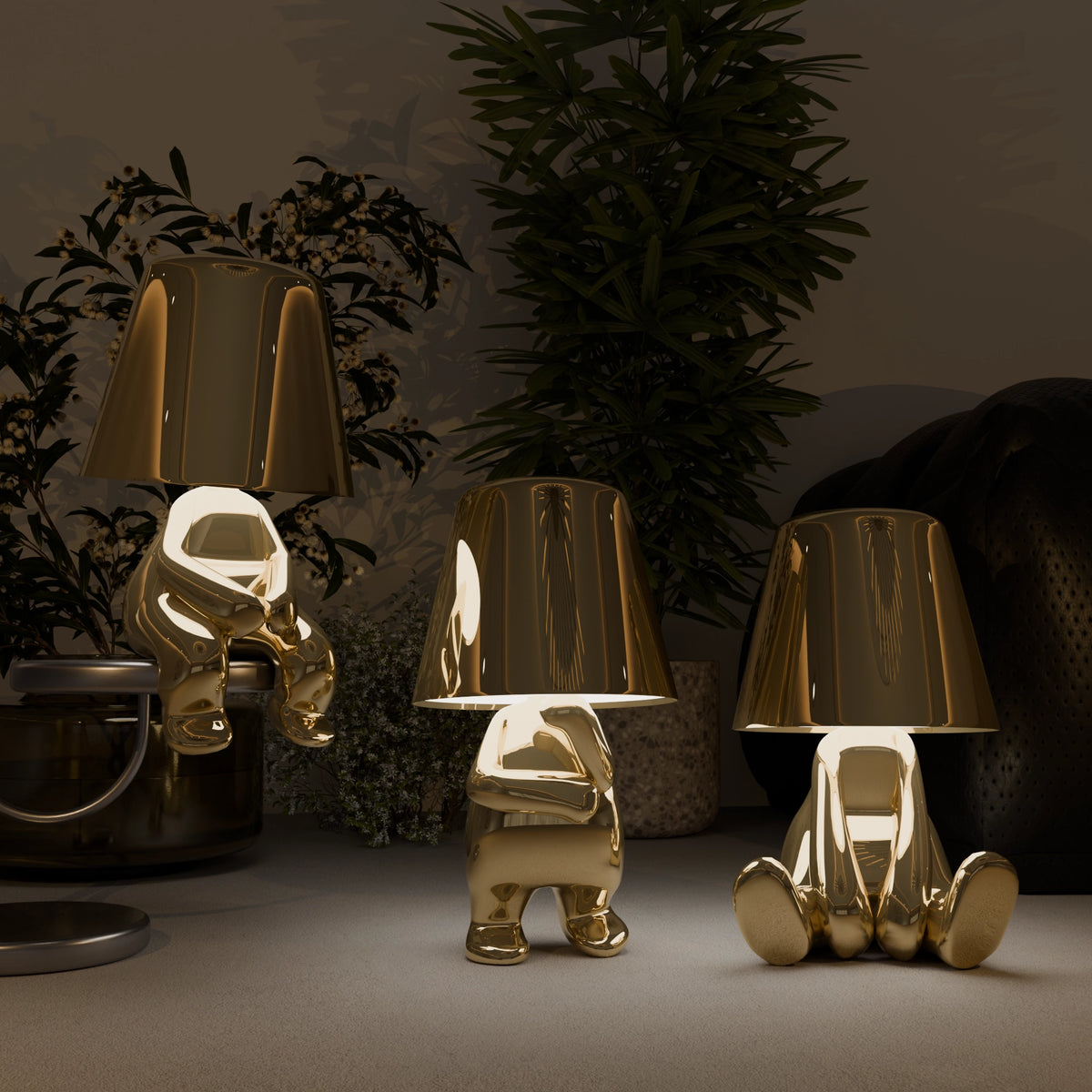 Golden Thinkers - Lamp Collection