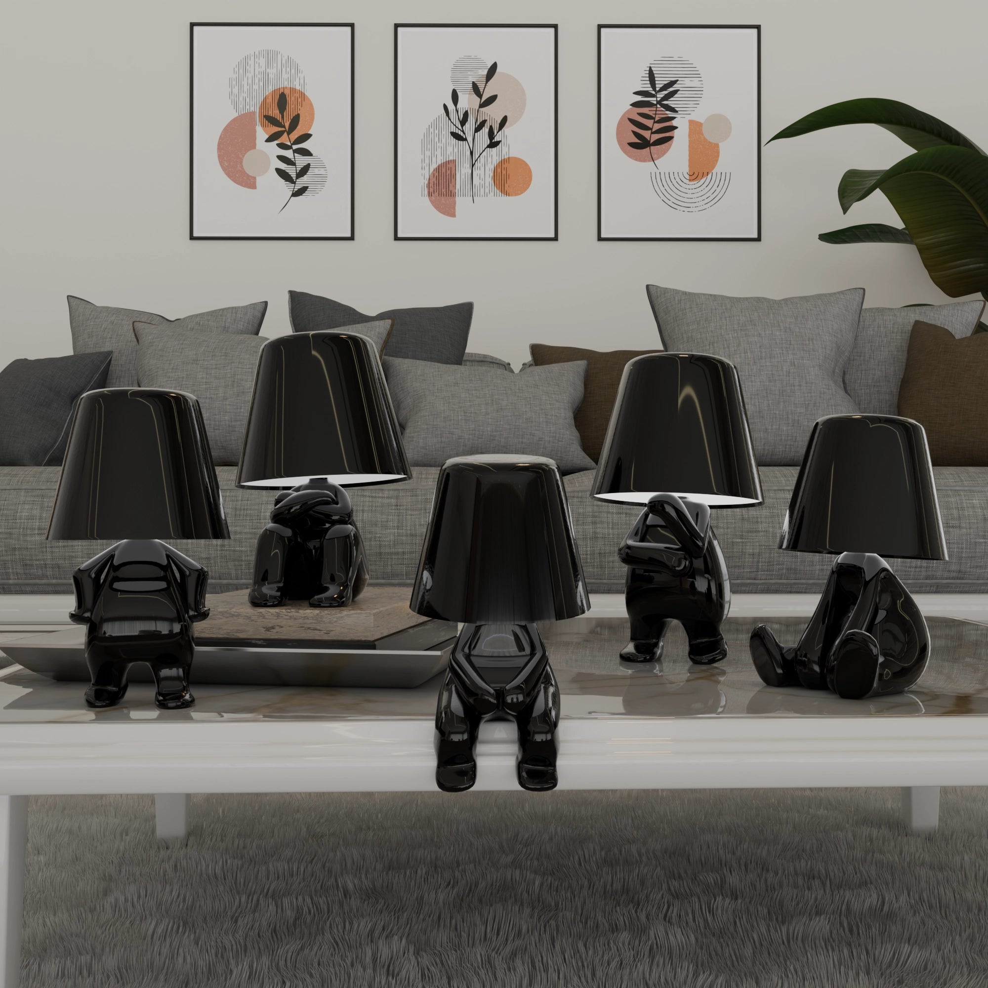 Black Thinkers - Lamp Collection