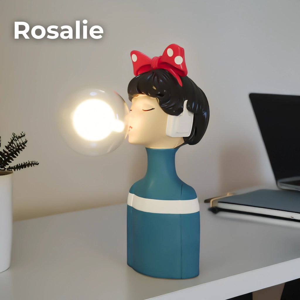 Parisian Bubble Girls - Clear Glass