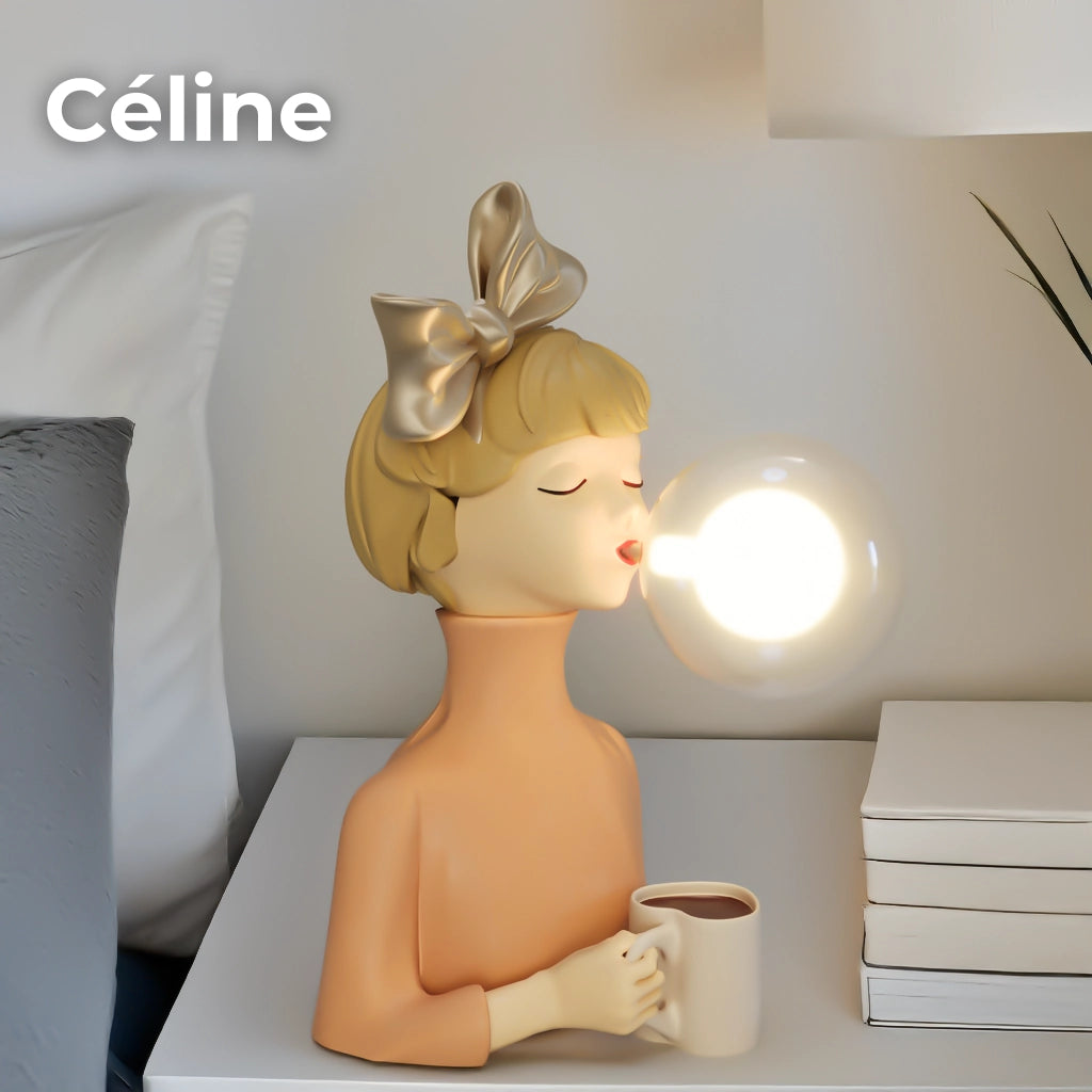 Parisian Bubble Girls - Clear Glass