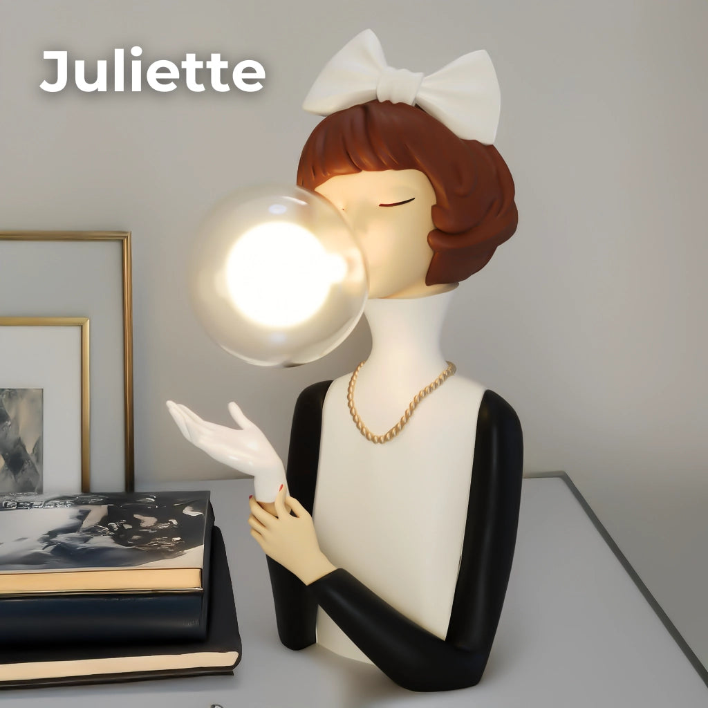 Parisian Bubble Girls - Clear Glass