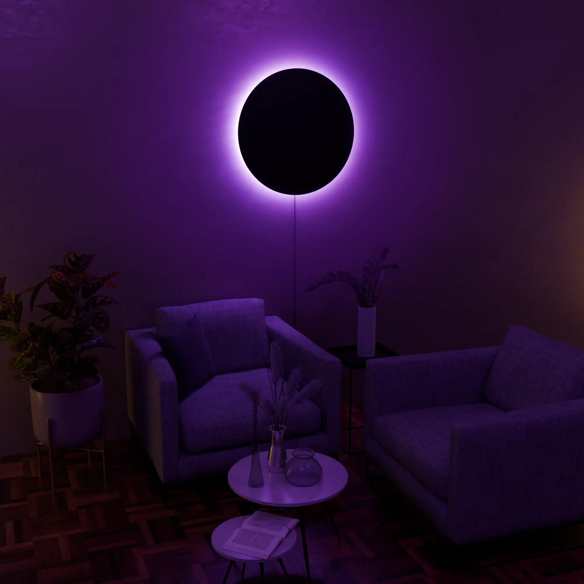 AuraSphere In a living-room corner