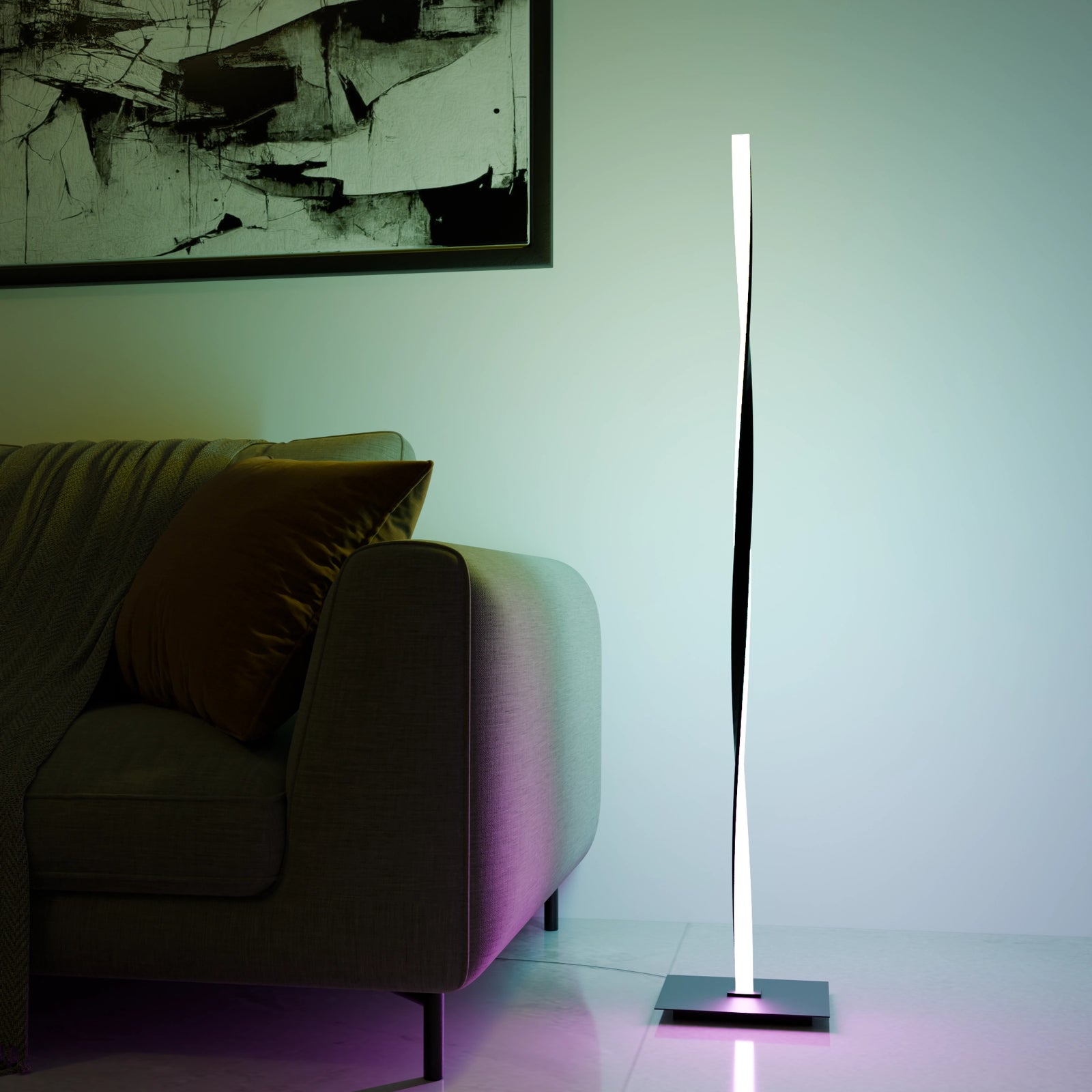 Helix Floor Lamp — Cool scene