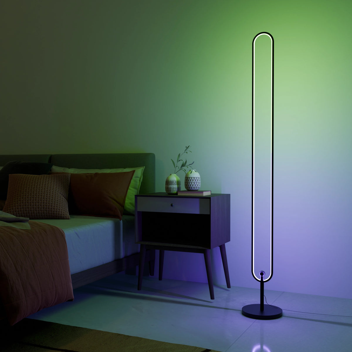 Infinity Floor Lamp — Vivid scene