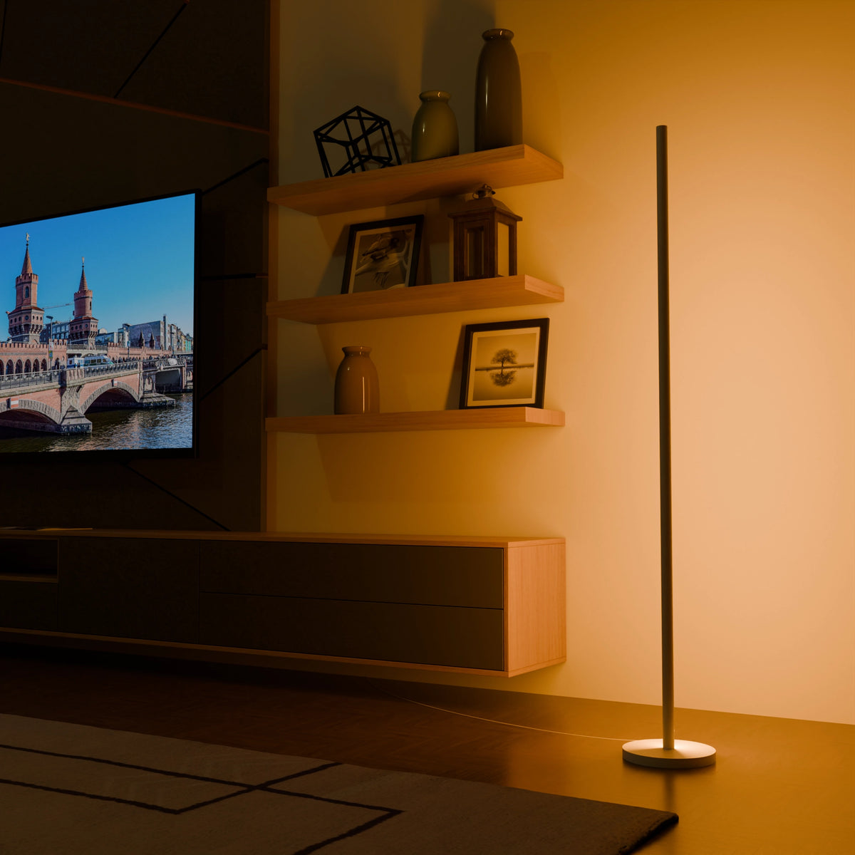 Nova Floor Lamp — Warm scene