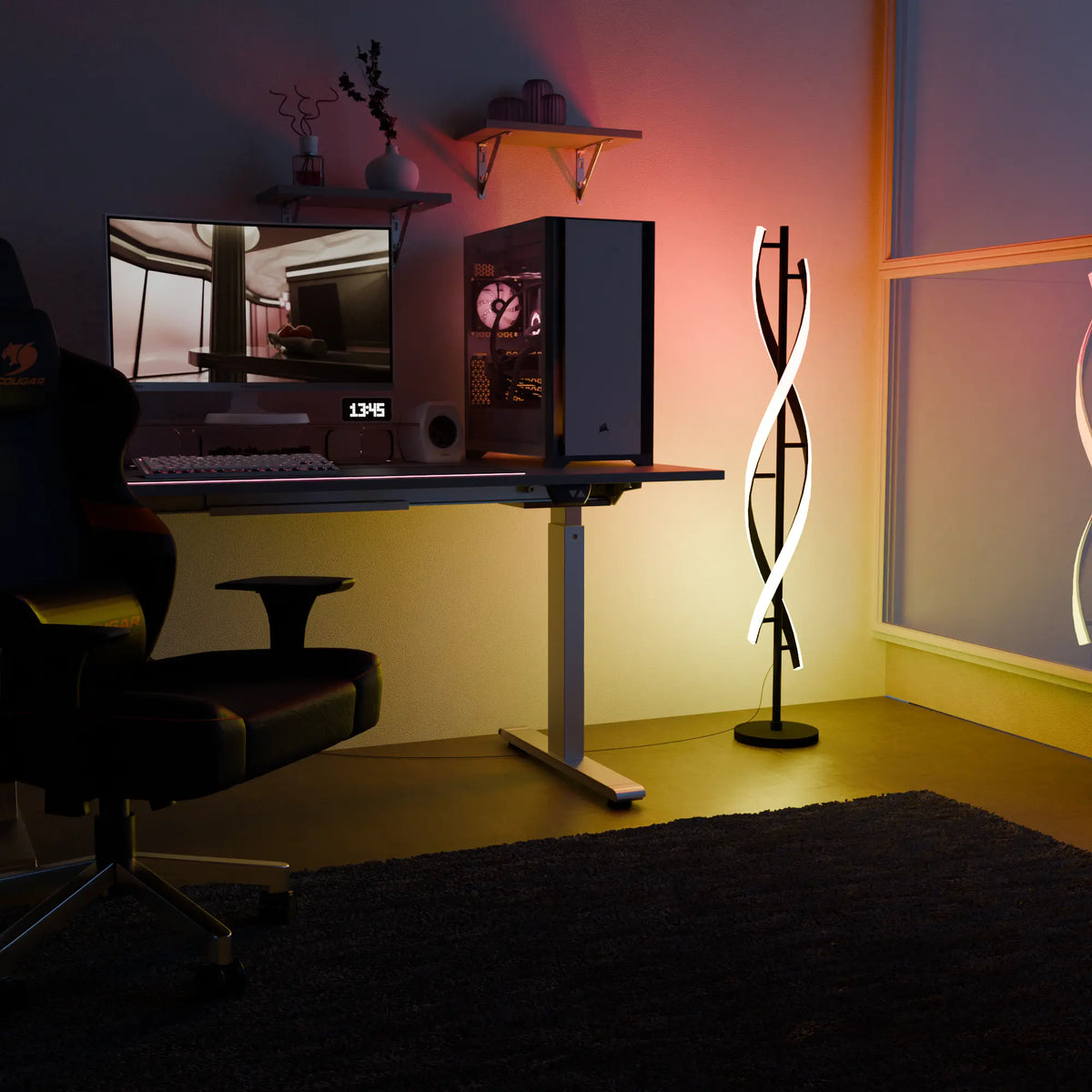 Genix Floor Lamp — Vivid scene