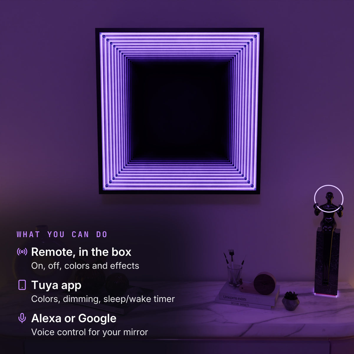 Quadramirror: Verified controls included with this product