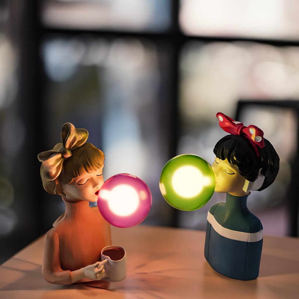 Parisian Bubble Girls - Colored Glass - Casa Di Lumo