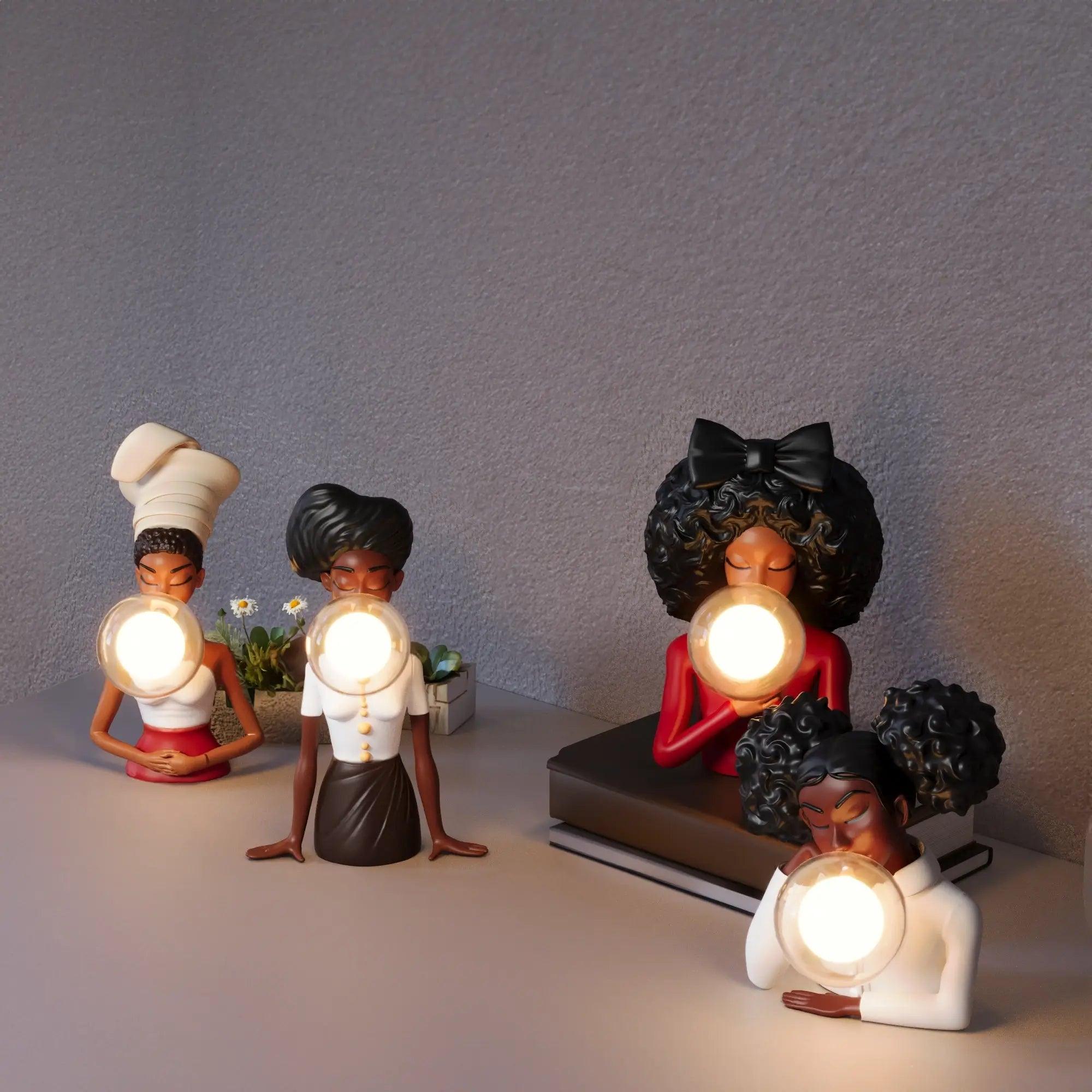 Soulful Bubble Girls - Lamp Collection - Casa Di Lumo