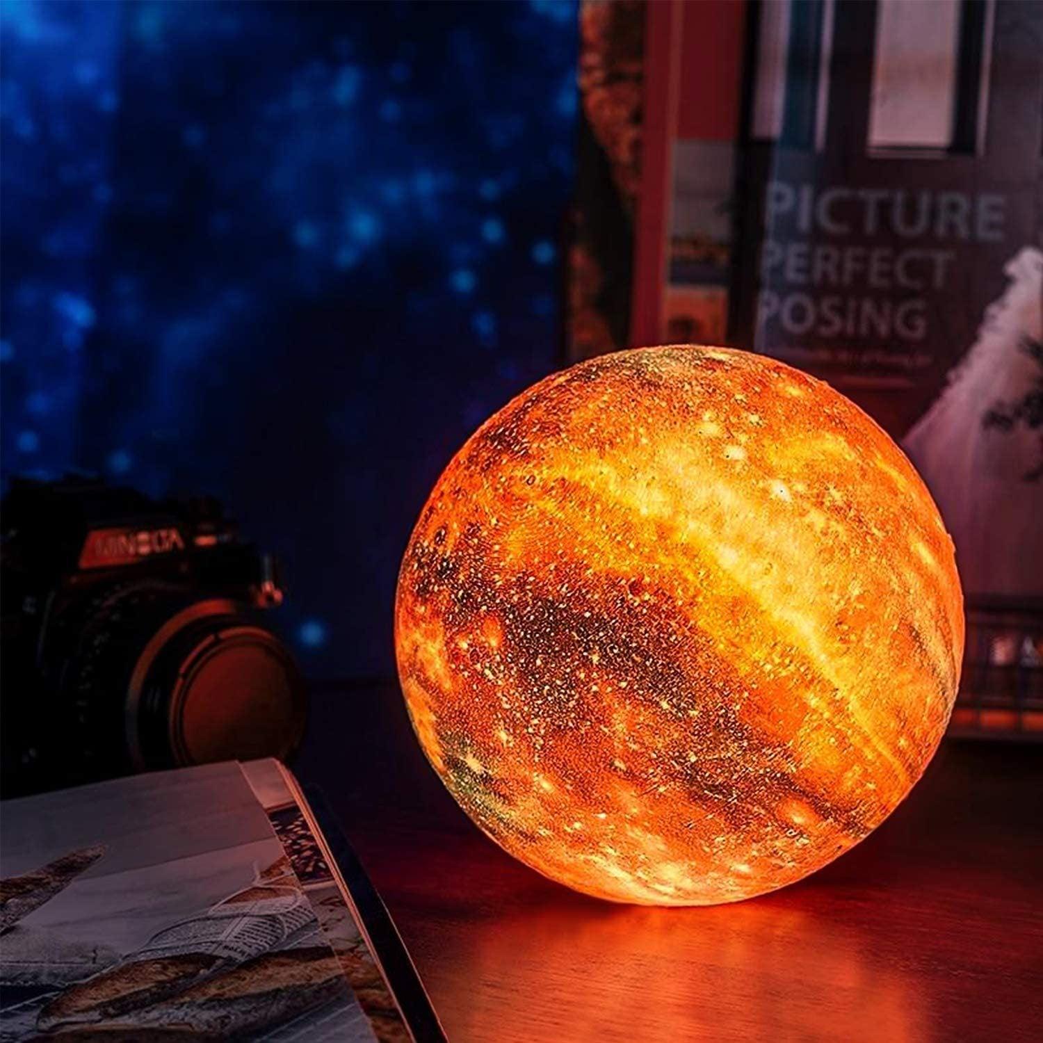 3D Planet Moon Lamp - Casa Di Lumo