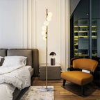 6-Bulb Golden Floor Lamp - Casa Di Lumo