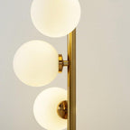 6-Bulb Golden Floor Lamp - Casa Di Lumo