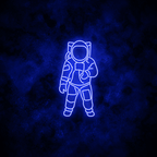 'Astronaut' LED Neon Sign - Casa Di Lumo