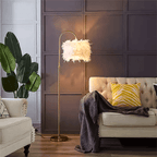 Feather Floor Lamp - Casa Di Lumo