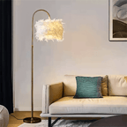 Feather Floor Lamp - Casa Di Lumo