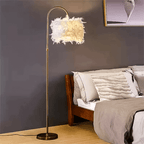 Feather Floor Lamp - Casa Di Lumo