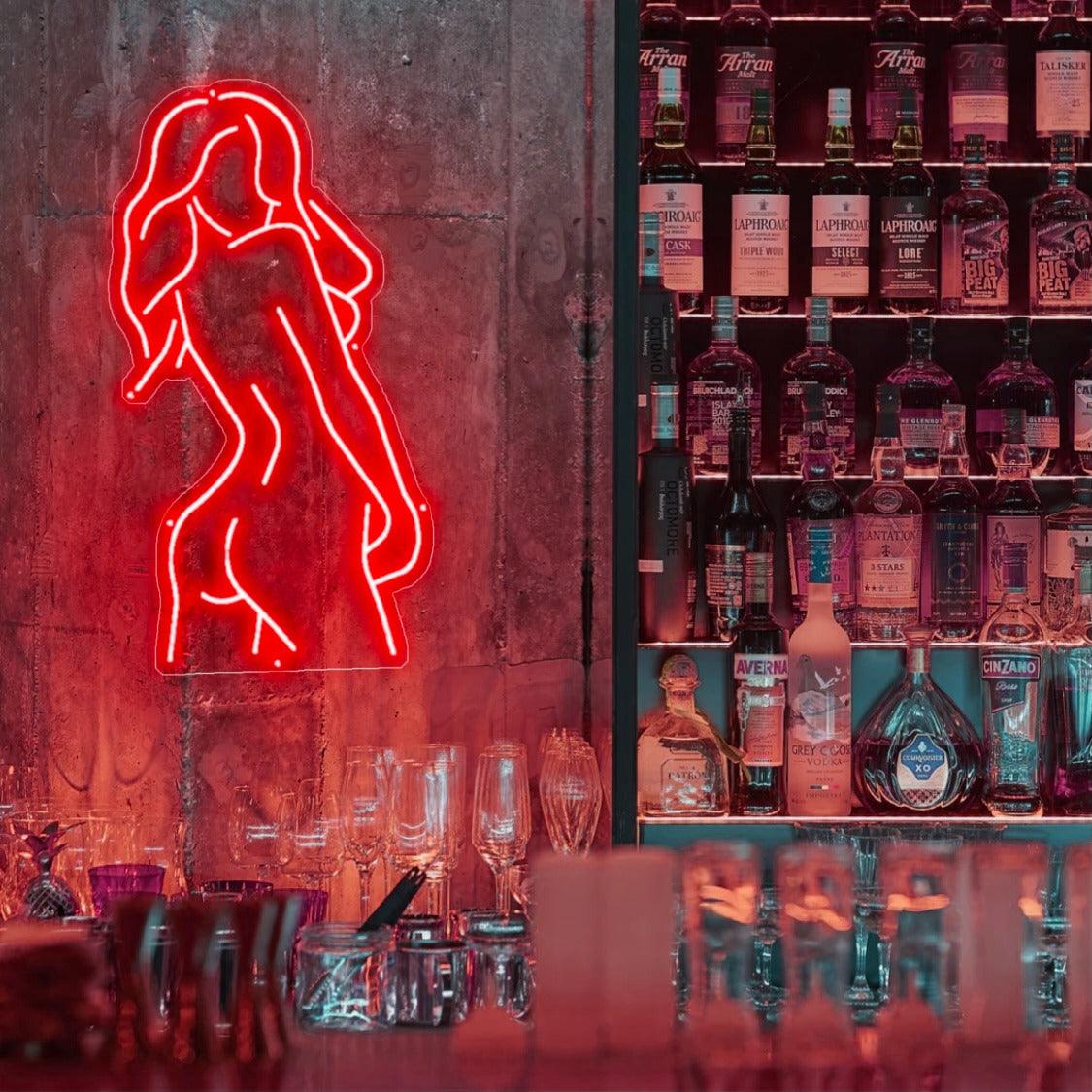 'Female Pose' LED Neon Sign - Casa Di Lumo