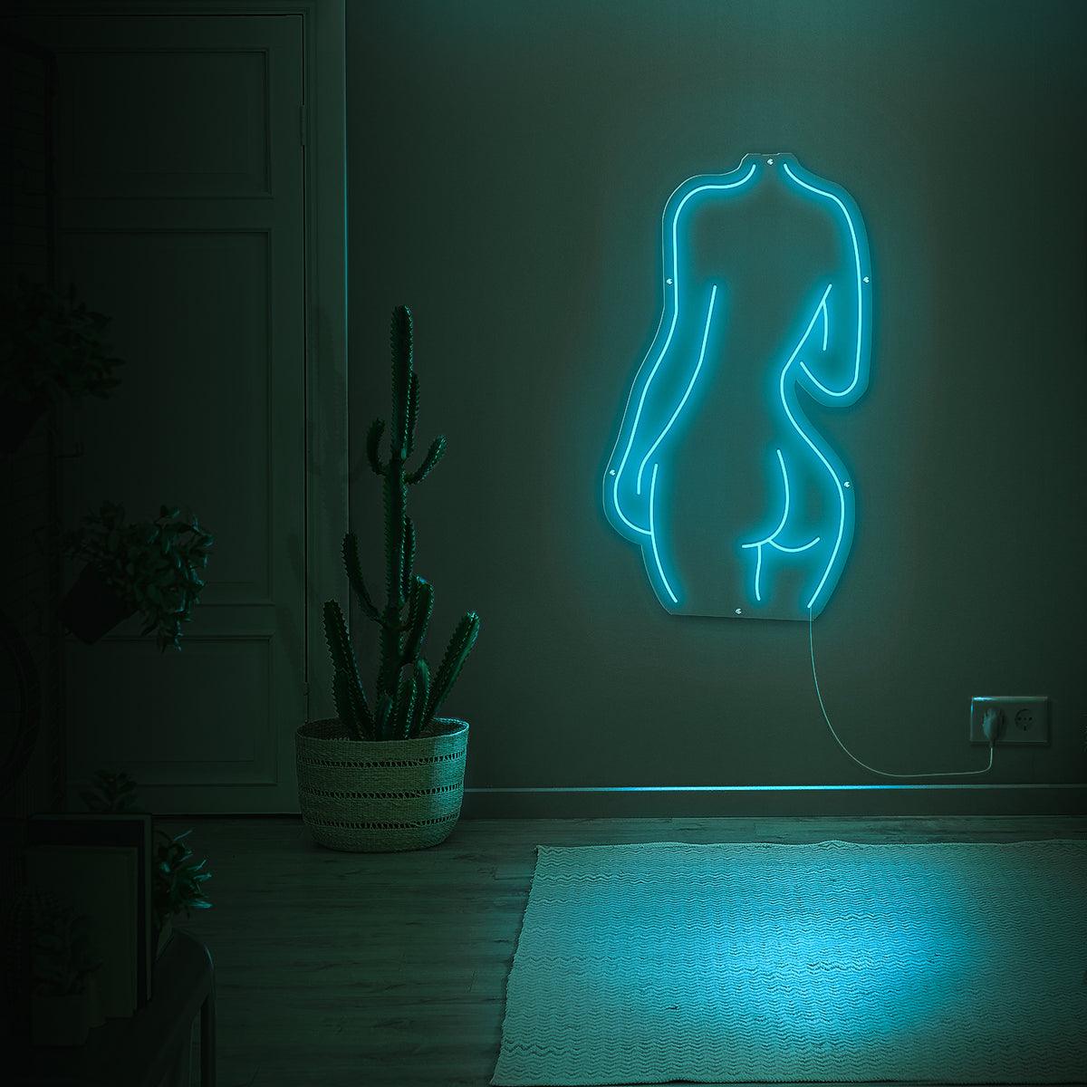 'Female Silhouette' LED Neon Sign - Casa Di Lumo