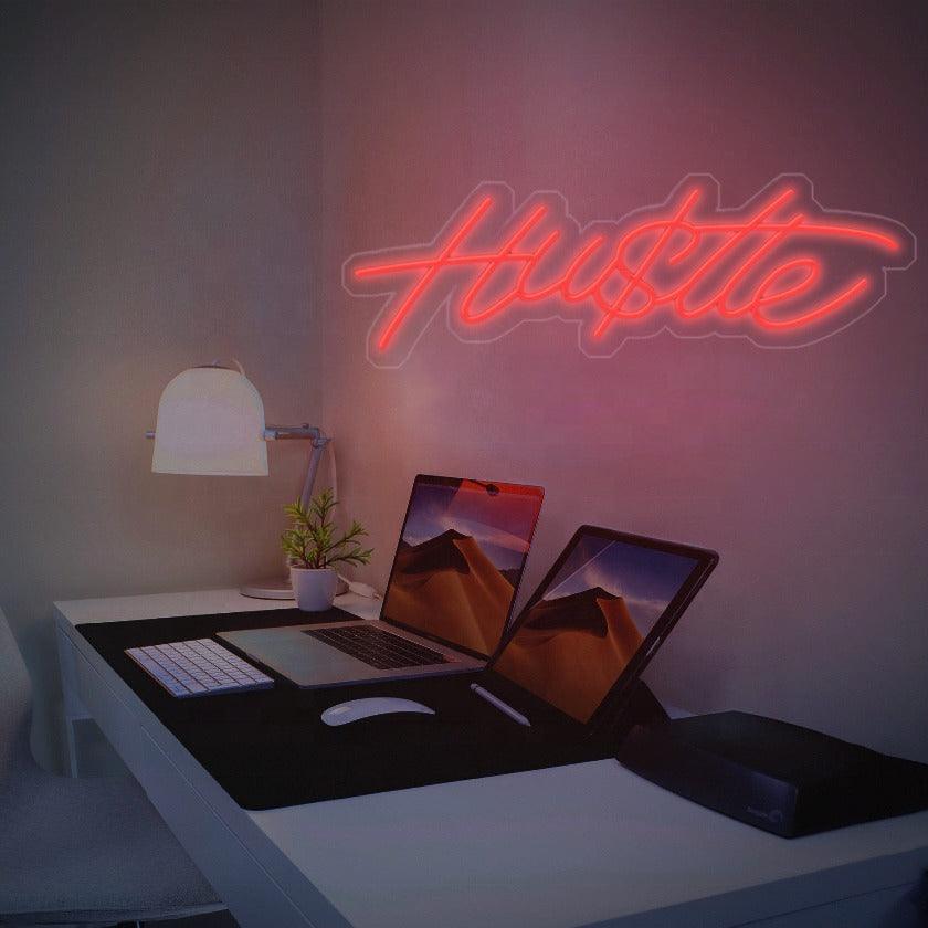 'Hu$tle' LED Neon Sign - Casa Di Lumo