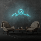 'Mountain Sunset' LED Neon Sign - Casa Di Lumo