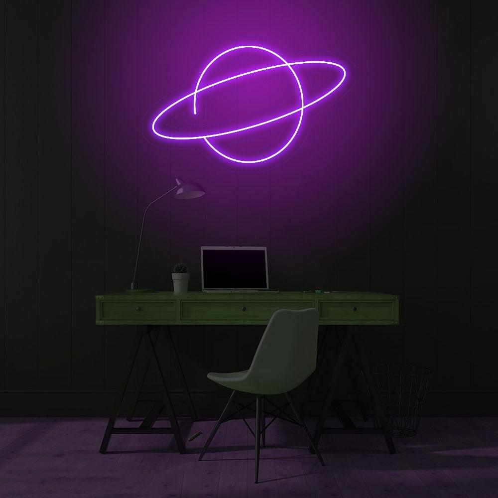 'Planet' LED Neon Sign - Casa Di Lumo